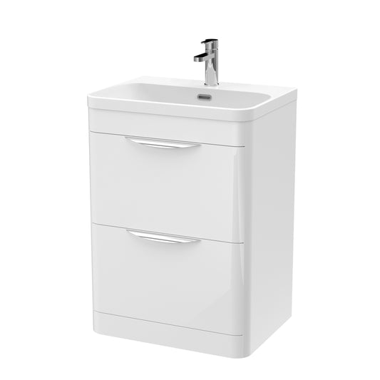 Nuie Parade Floor Standing 2 Drawer Unit 600/800mm. Various Colors