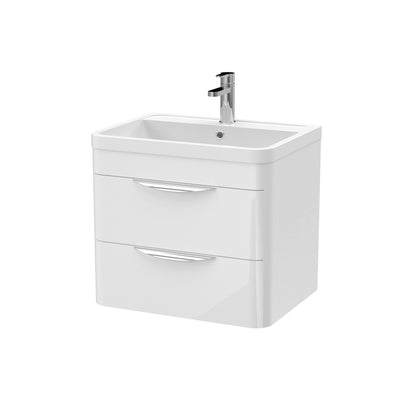 Nuie Parade Wall Hung 2 Drawer Unit 600/800mm. Various Colors