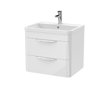 Nuie Parade Wall Hung 2 Drawer Unit 600/800mm. Various Colors