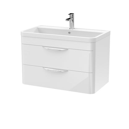 Nuie Parade Wall Hung 2 Drawer Unit 600/800mm. Various Colors