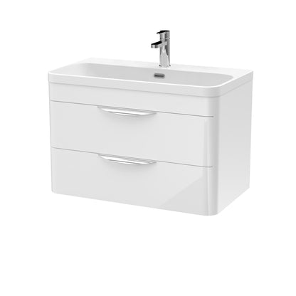 Nuie Parade Wall Hung 2 Drawer Unit 600/800mm. Various Colors