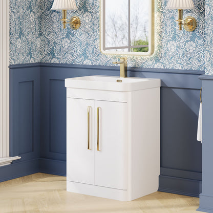 Nuie Parade Floor Standing 2 Door Unit 600mm. Various Colors