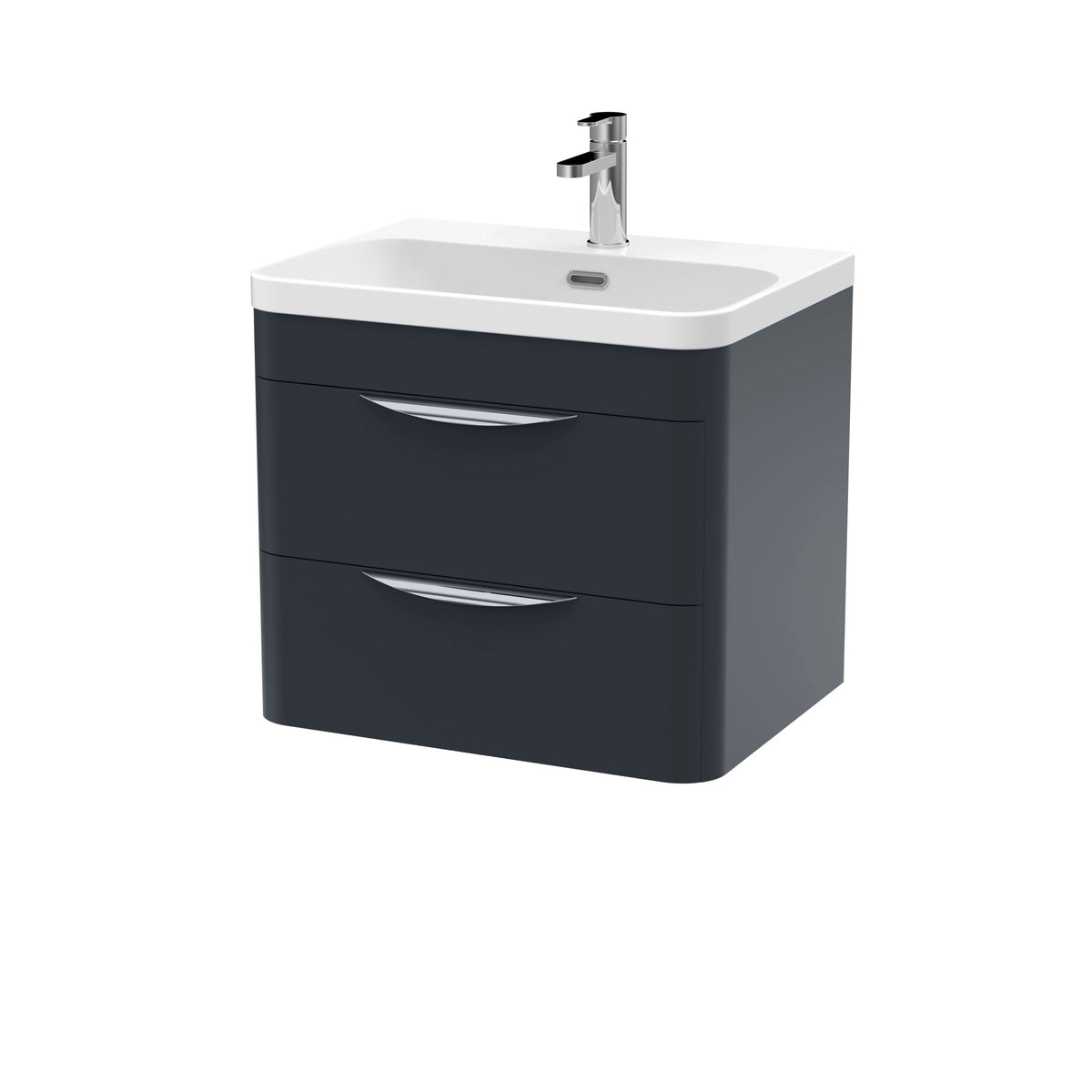 Nuie Parade Wall Hung 2 Drawer Unit 600/800mm. Various Colors