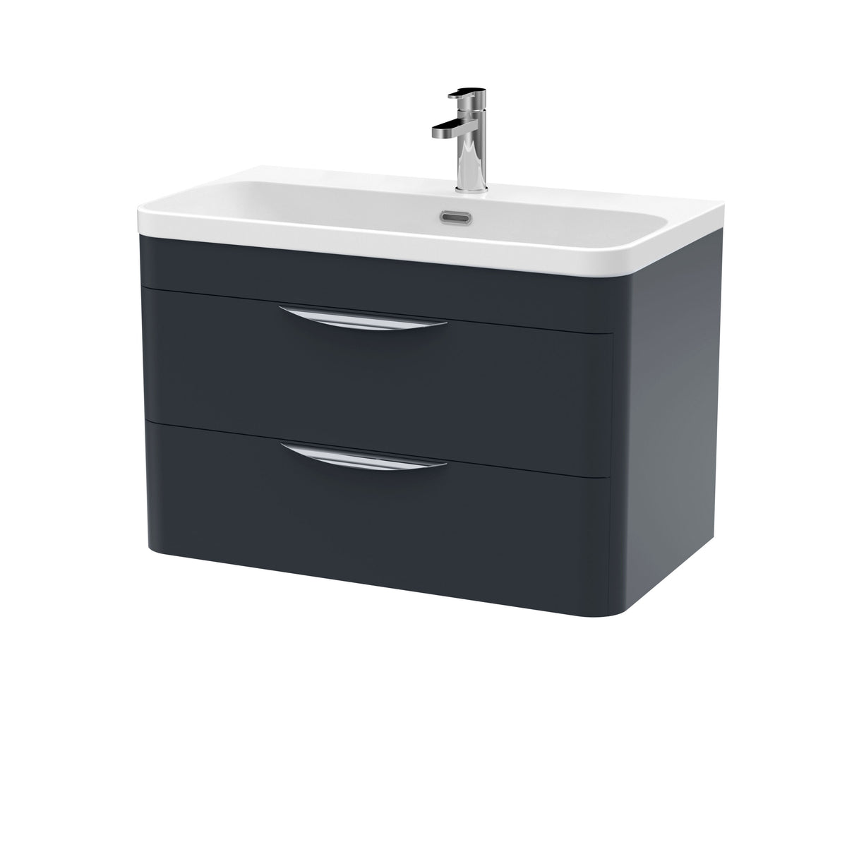 Nuie Parade Wall Hung 2 Drawer Unit 600/800mm. Various Colors