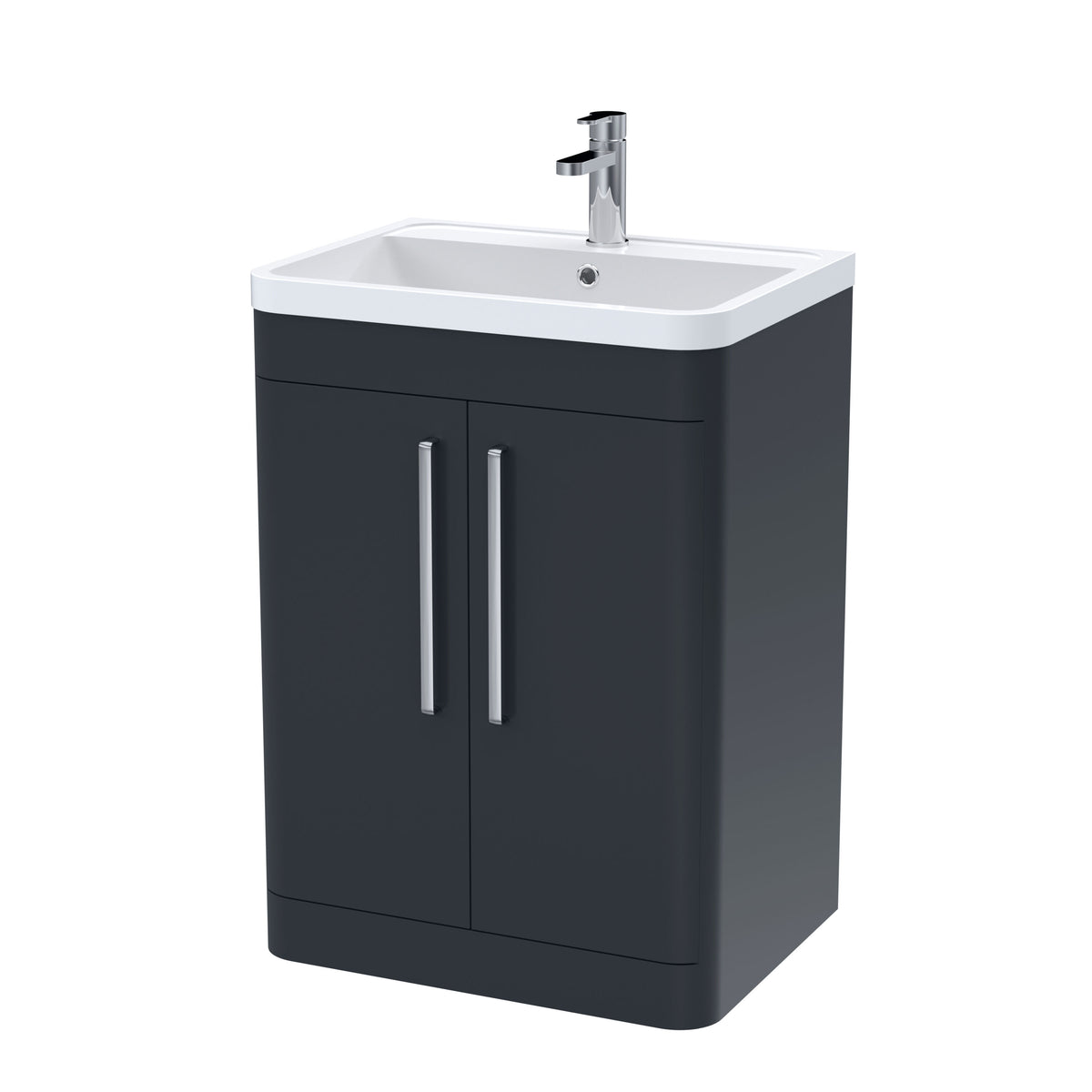 Nuie Parade Floor Standing 2 Door Unit 600mm. Various Colors