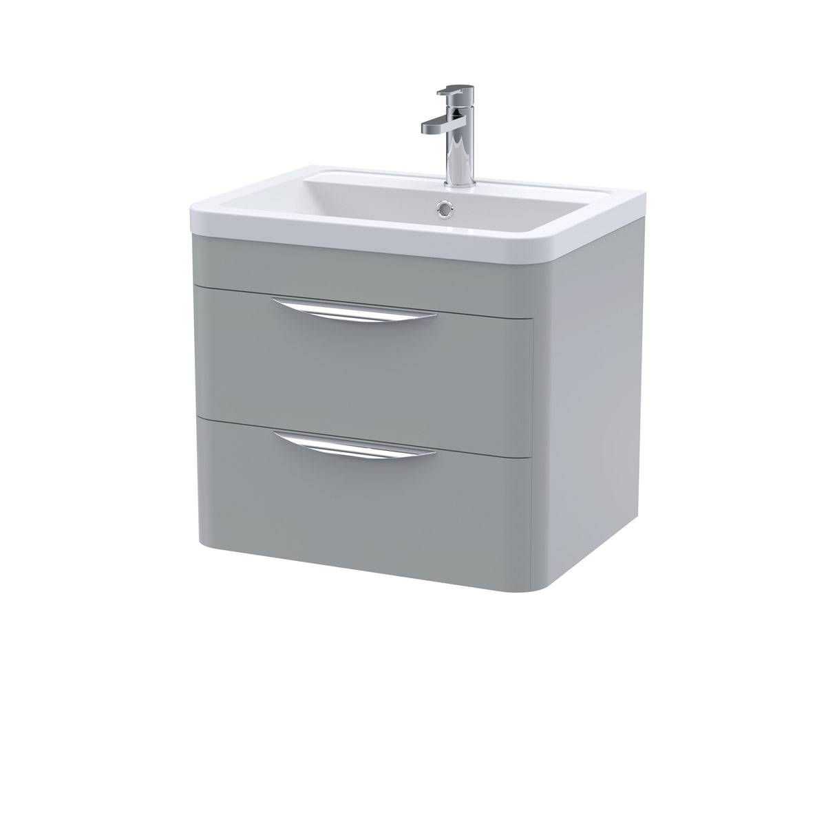 Nuie Parade Wall Hung 2 Drawer Unit 600/800mm. Various Colors