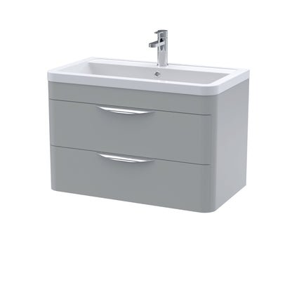 Nuie Parade Wall Hung 2 Drawer Unit 600/800mm. Various Colors