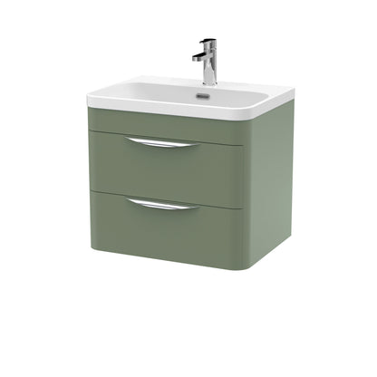 Nuie Parade Wall Hung 2 Drawer Unit 600/800mm. Various Colors