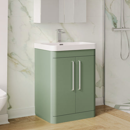 Nuie Parade Floor Standing 2 Door Unit 600mm. Various Colors