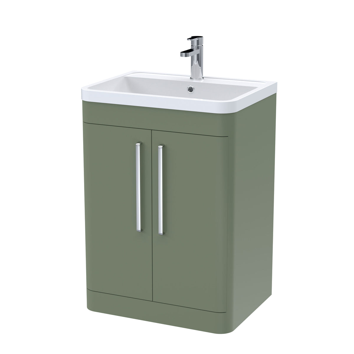 Nuie Parade Floor Standing 2 Door Unit 600mm. Various Colors