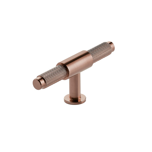 Scudo Knurled Handles Brushed Bronze