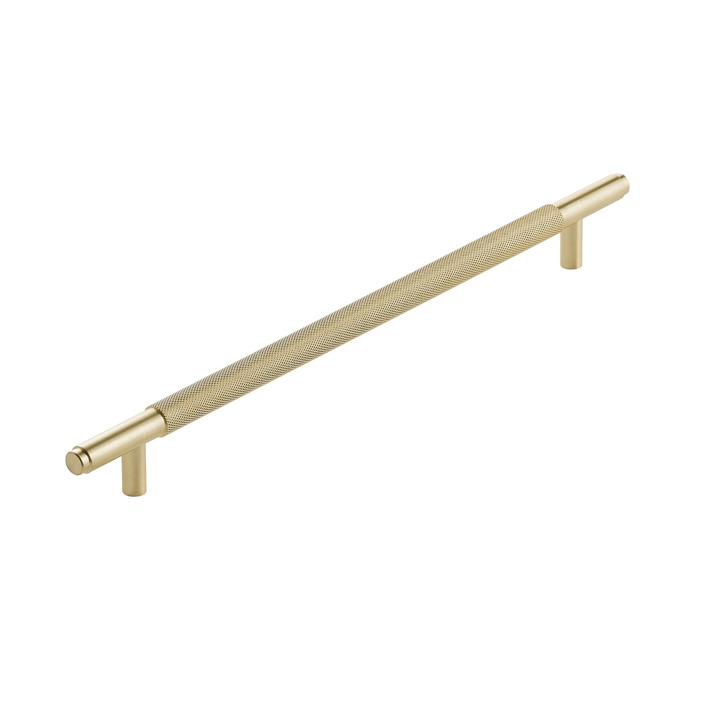 Scudo Knurled Handles Brushed Brass