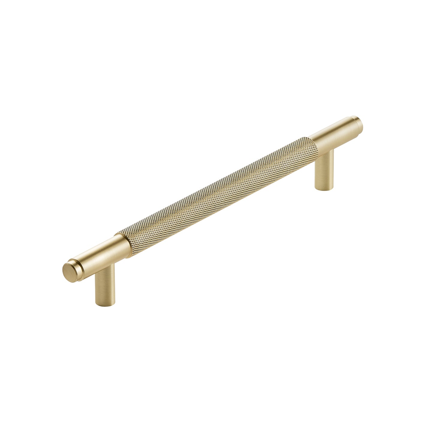 Scudo Knurled Handles Brushed Brass