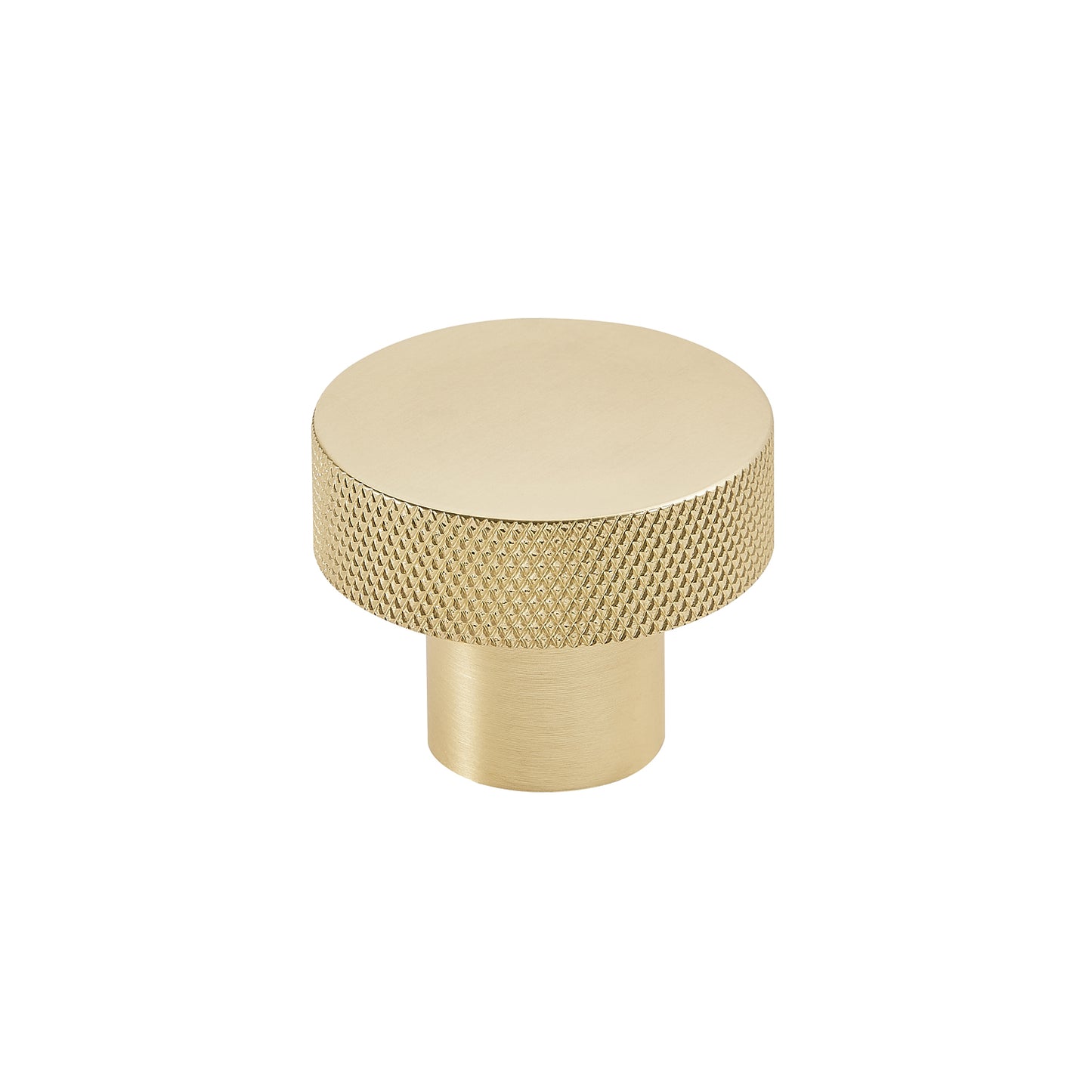 Scudo Knurled Handles Brushed Brass