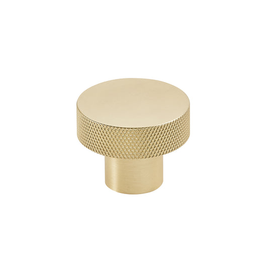 Scudo Knurled Handles Brushed Brass