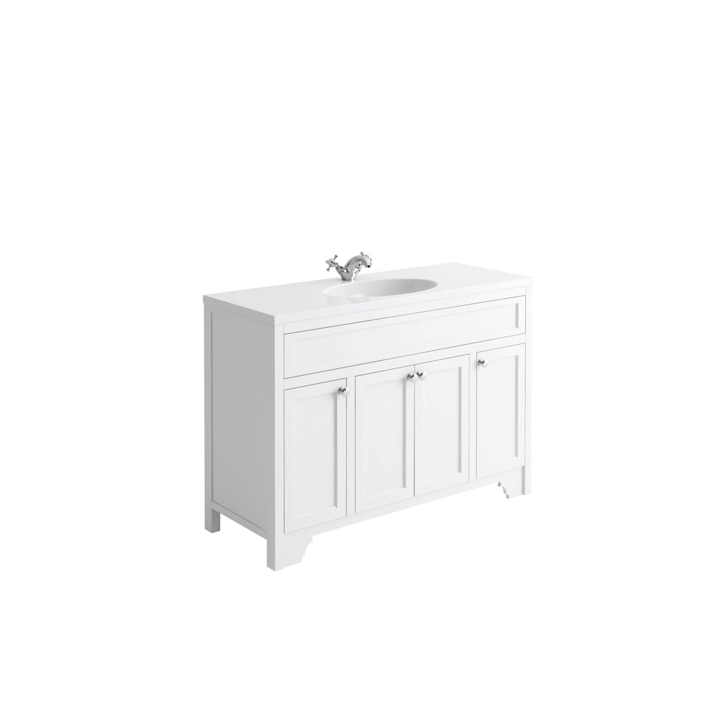 Scudo Harrogate Dutchy 1200 Floor Cabinet & Single/Double Basin
