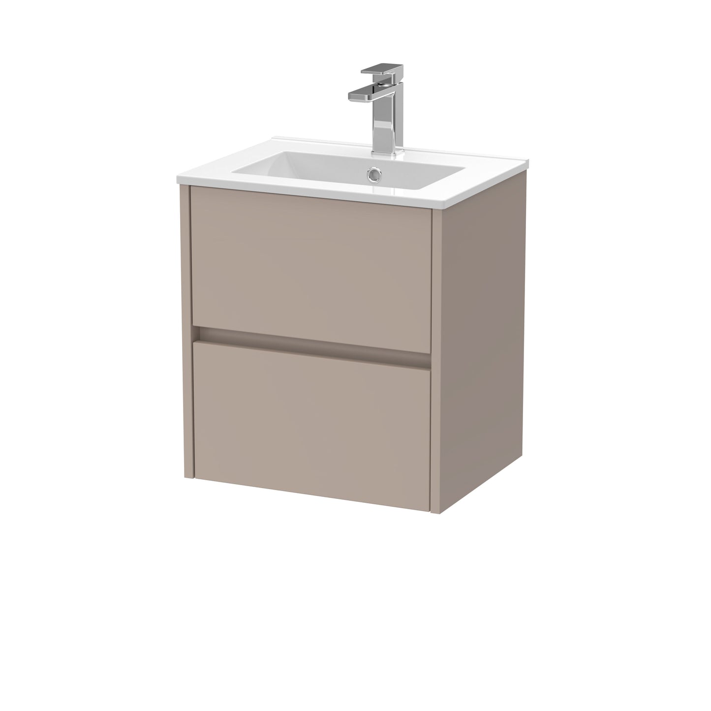 Nuie Havana 500/600/800mm 2 Drawer Wall Hung Basin Cabinet