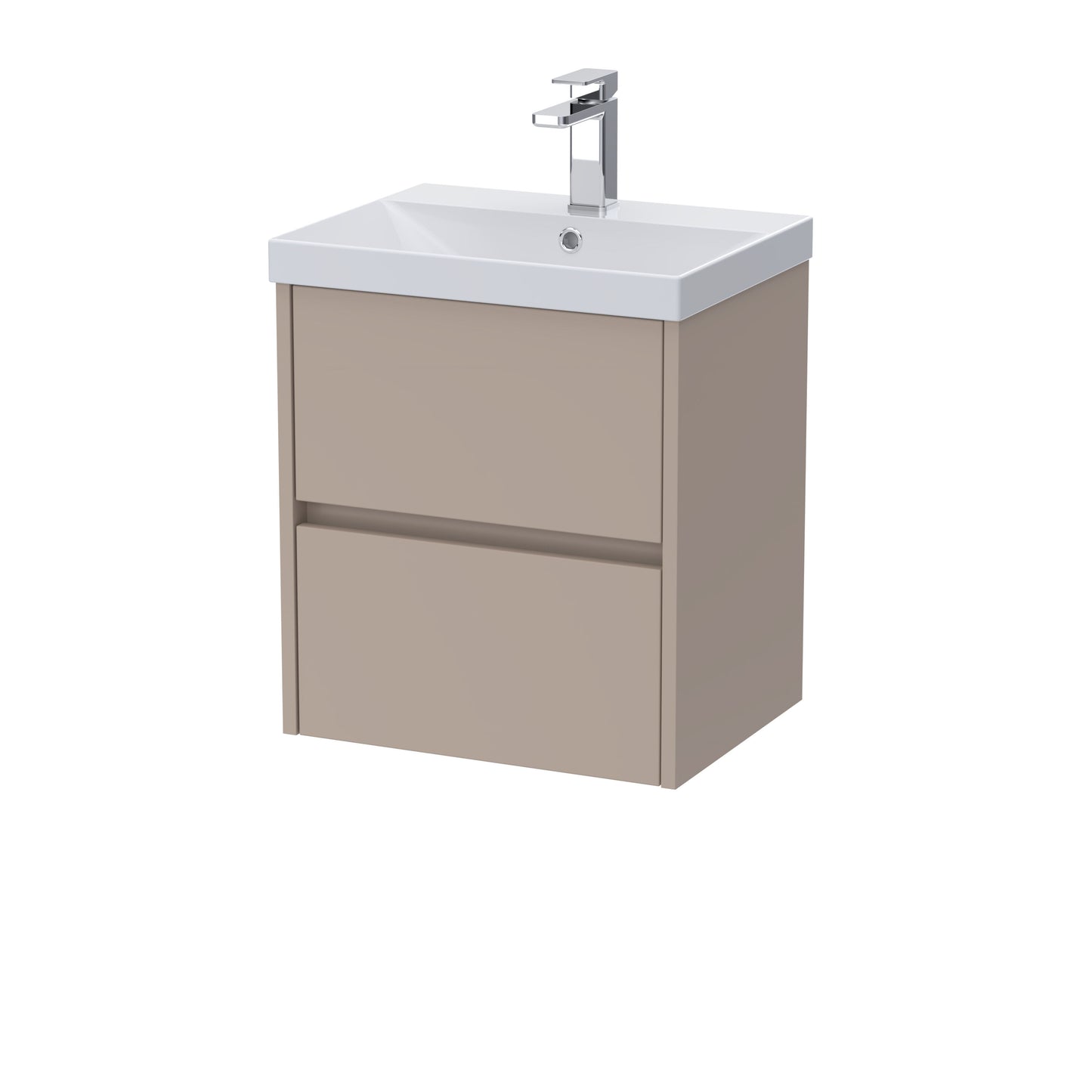Nuie Havana 500/600/800mm 2 Drawer Wall Hung Basin Cabinet