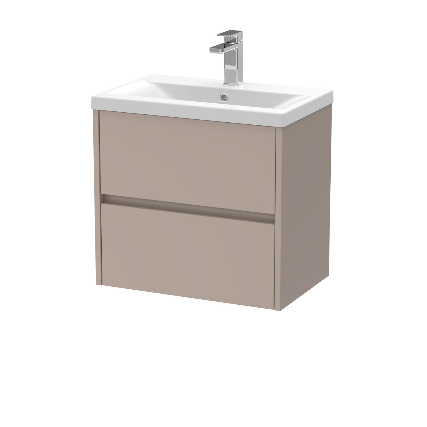 Nuie Havana 500/600/800mm 2 Drawer Wall Hung Basin Cabinet