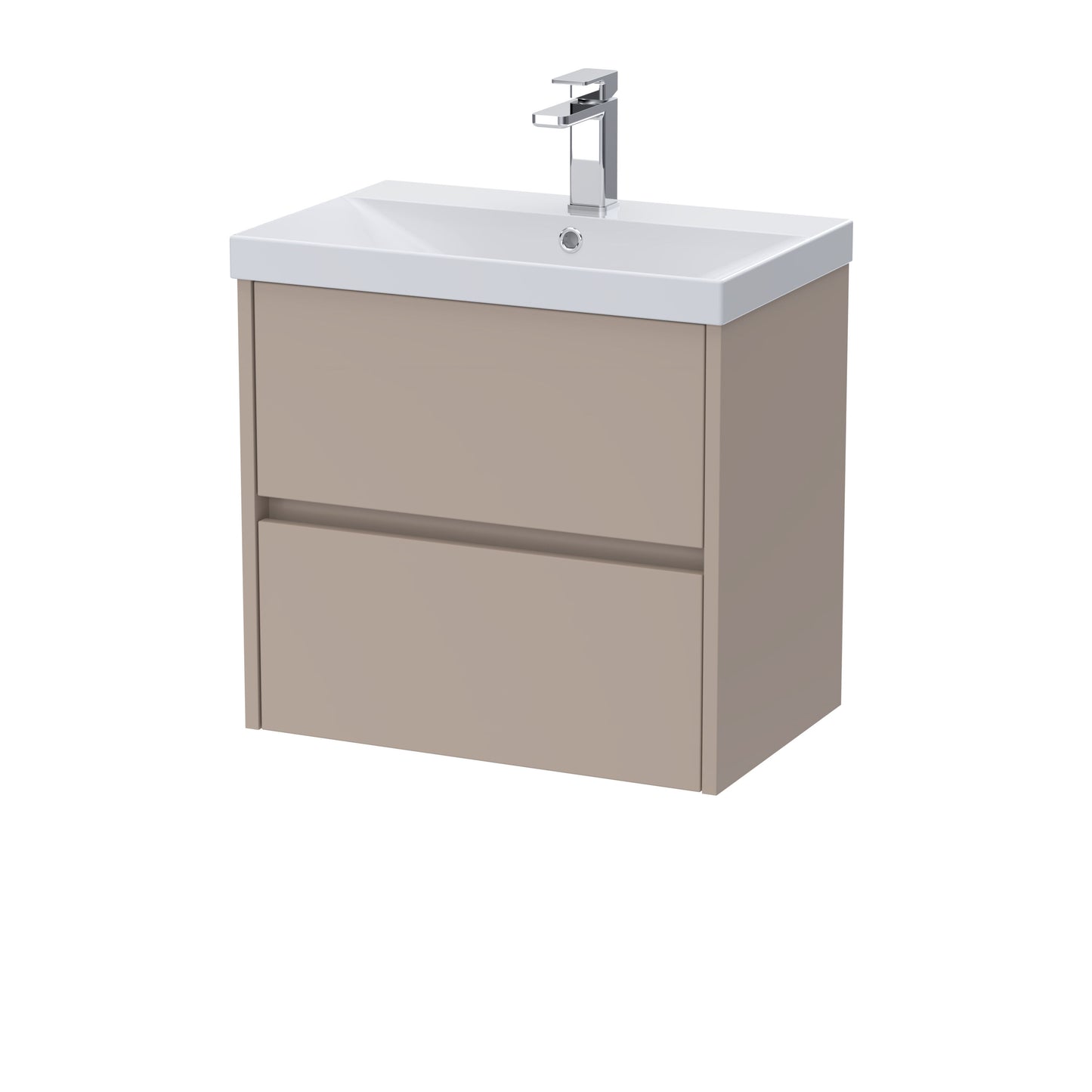 Nuie Havana 500/600/800mm 2 Drawer Wall Hung Basin Cabinet