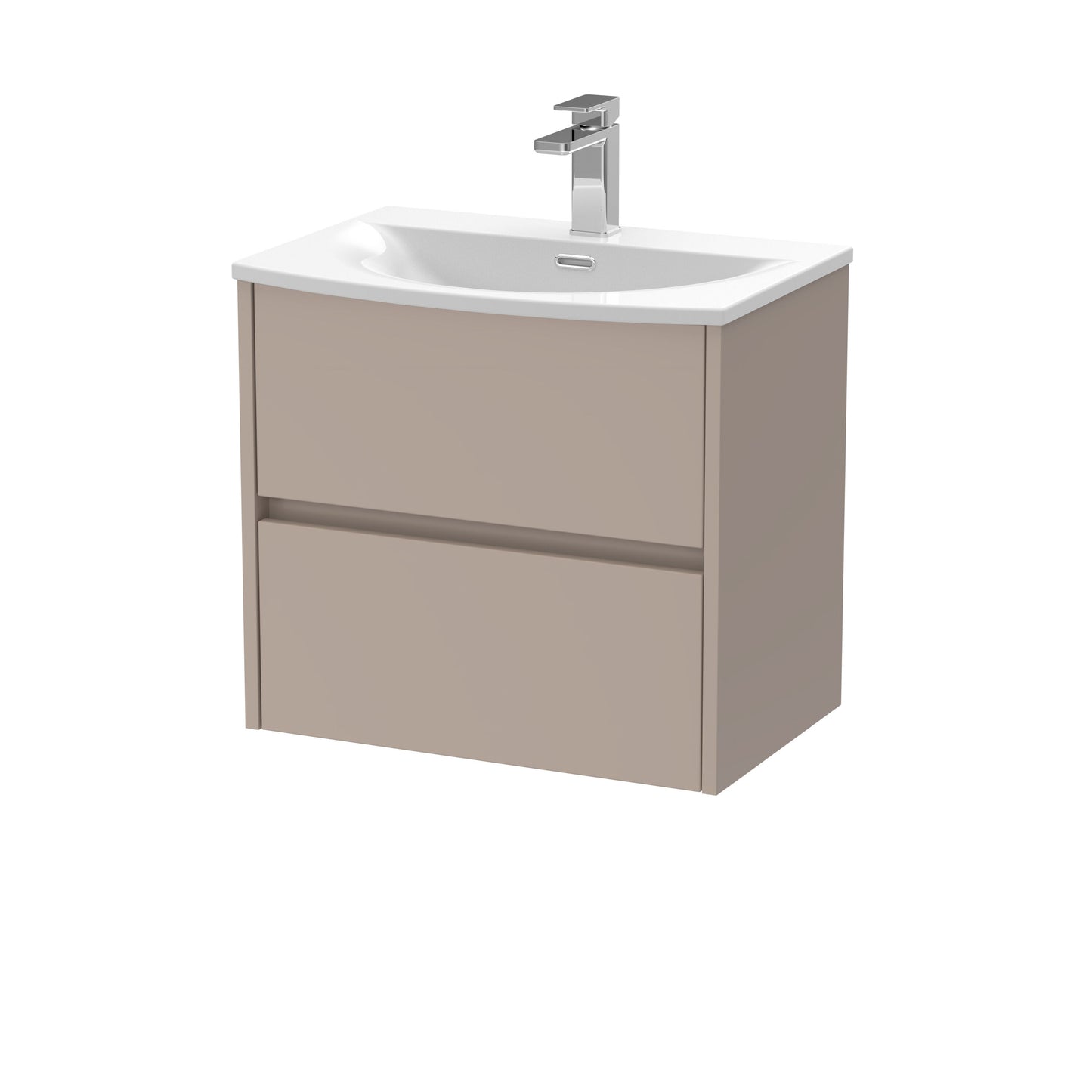 Nuie Havana 500/600/800mm 2 Drawer Wall Hung Basin Cabinet