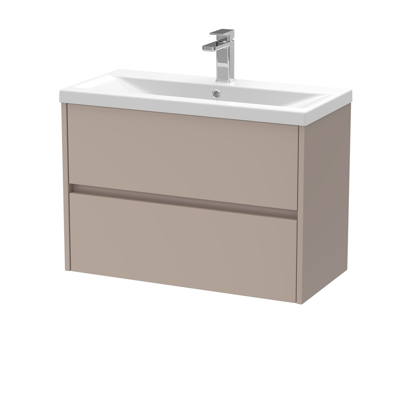Nuie Havana 500/600/800mm 2 Drawer Wall Hung Basin Cabinet