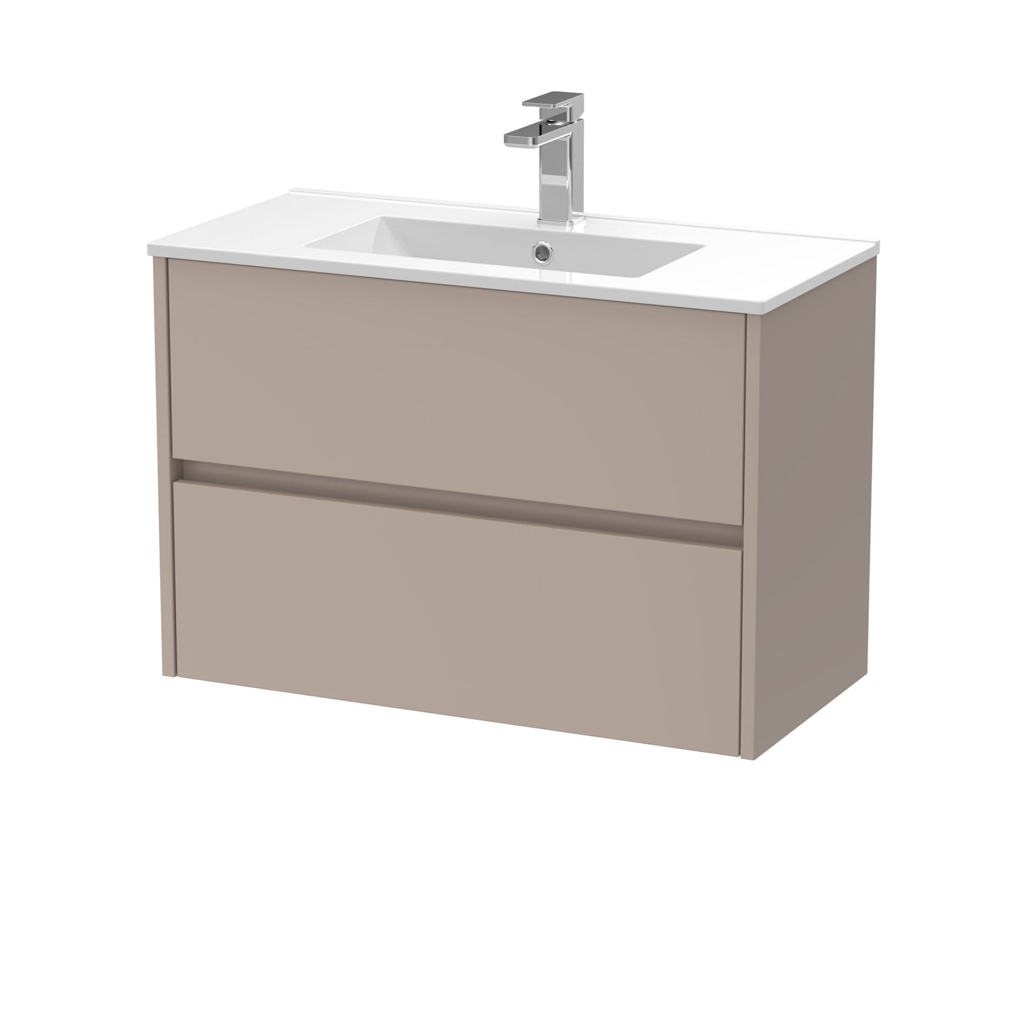 Nuie Havana 500/600/800mm 2 Drawer Wall Hung Basin Cabinet