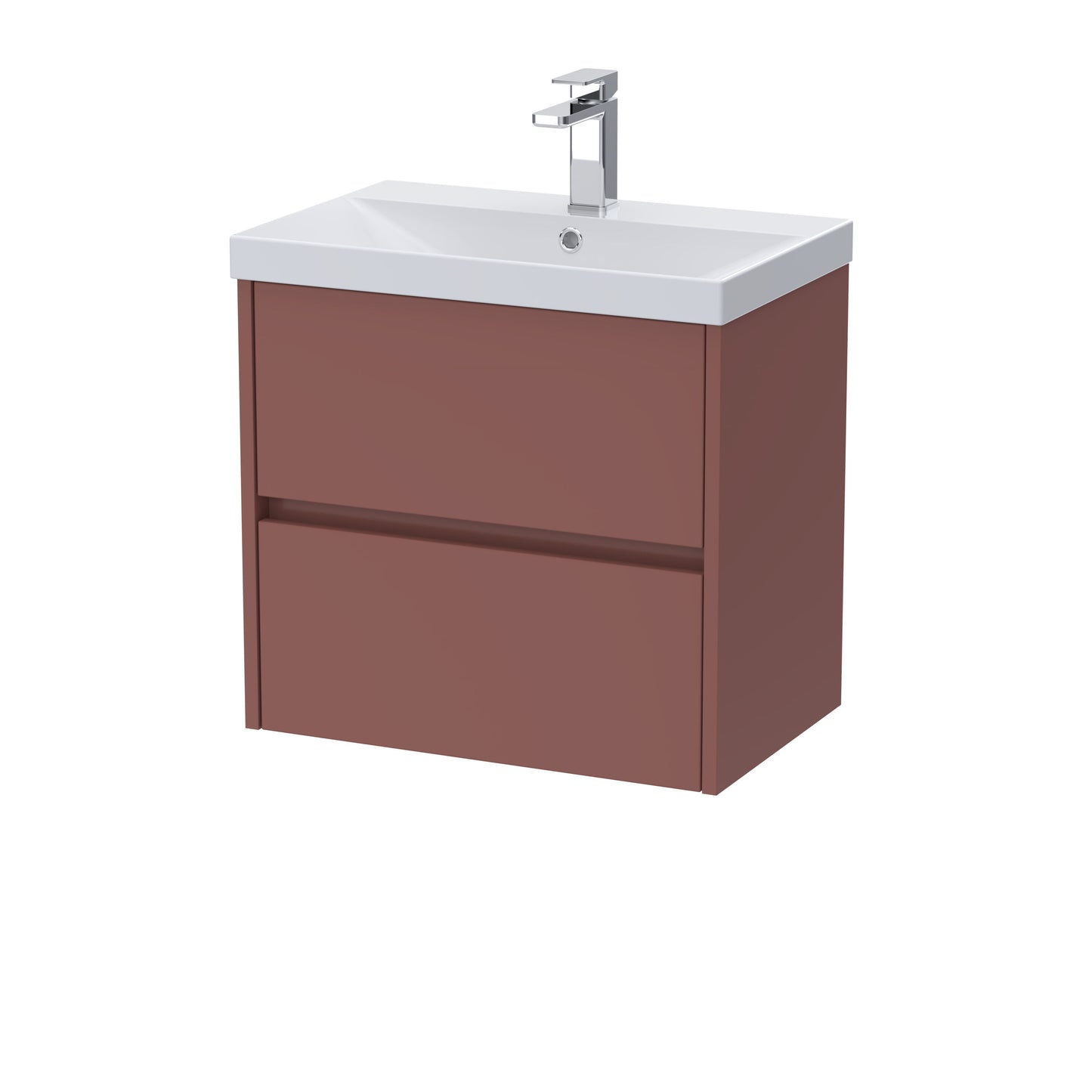 Nuie Havana 500/600/800mm 2 Drawer Wall Hung Basin Cabinet