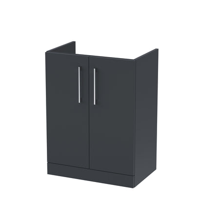 Nuie Arno 600mm Floor Standing 2 Drawer Cabinet Only
