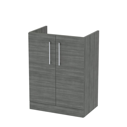 Nuie Arno 600mm Floor Standing 2 Drawer Cabinet Only