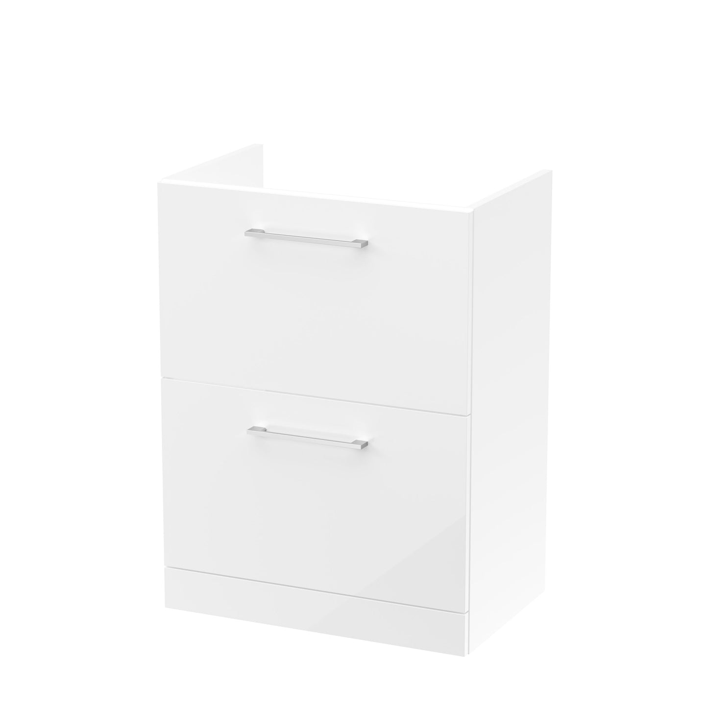 Nuie Arno 600mm Floor Standing 2 Drawer Cabinet Only
