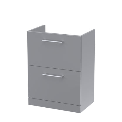 Nuie Arno 600mm Floor Standing 2 Drawer Cabinet Only