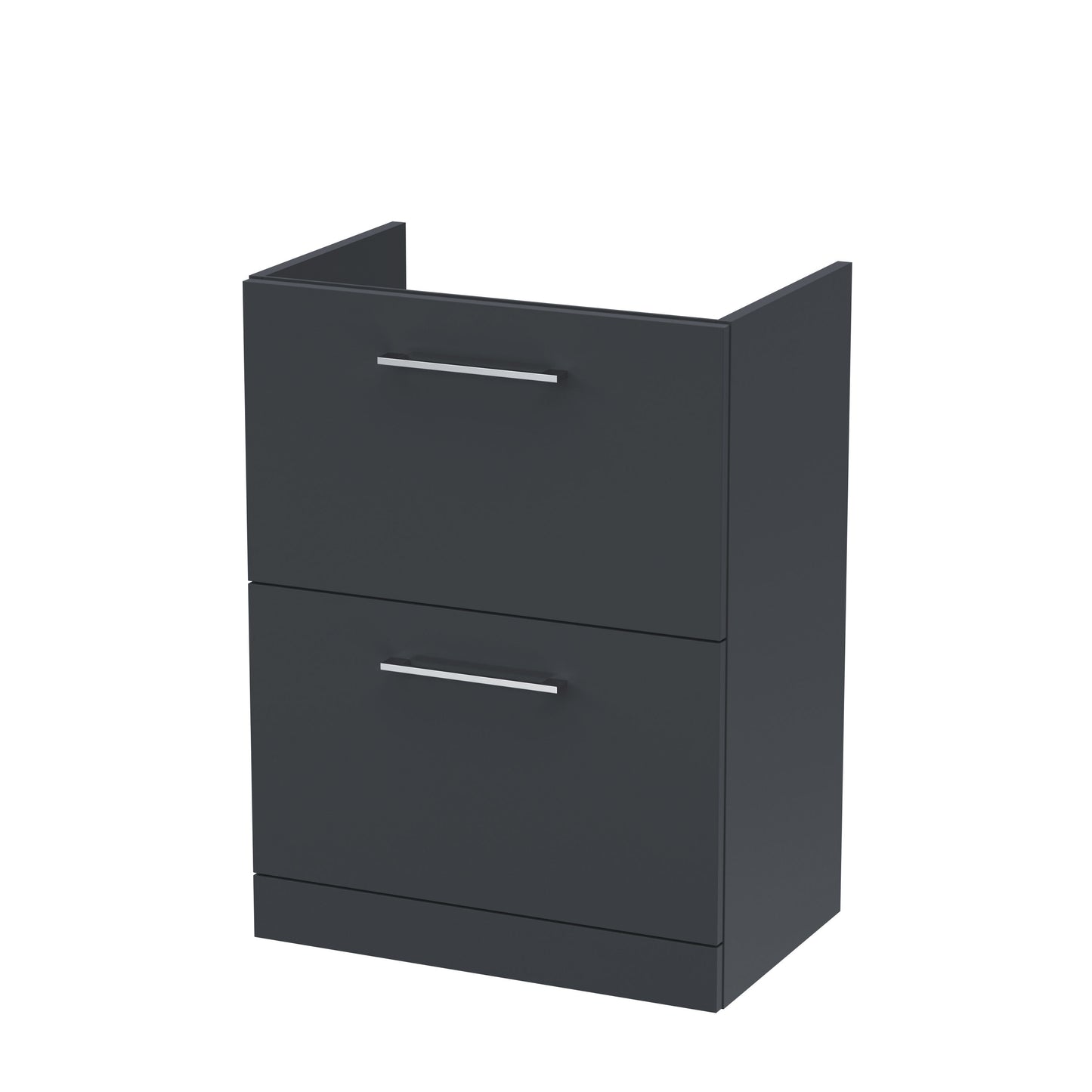 Nuie Arno 600mm Floor Standing 2 Drawer Cabinet Only