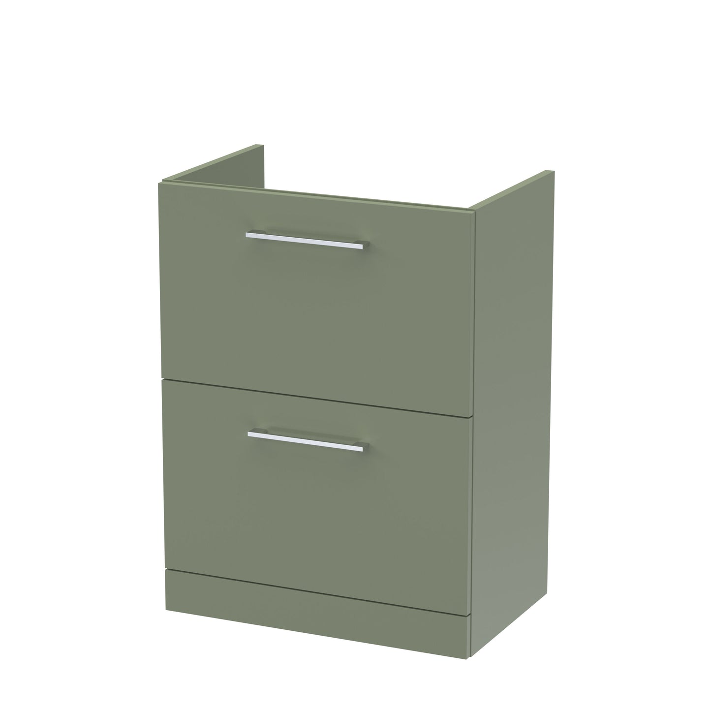 Nuie Arno 600mm Floor Standing 2 Drawer Cabinet Only