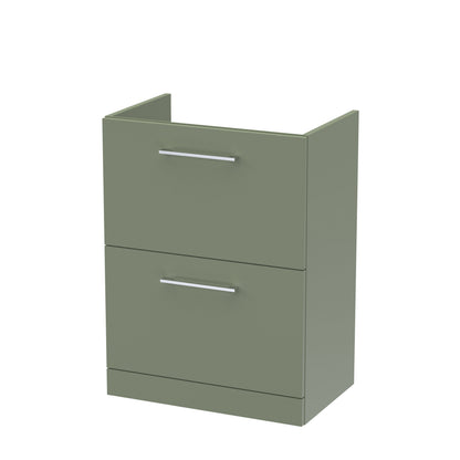 Nuie Arno 600mm Floor Standing 2 Drawer Cabinet Only