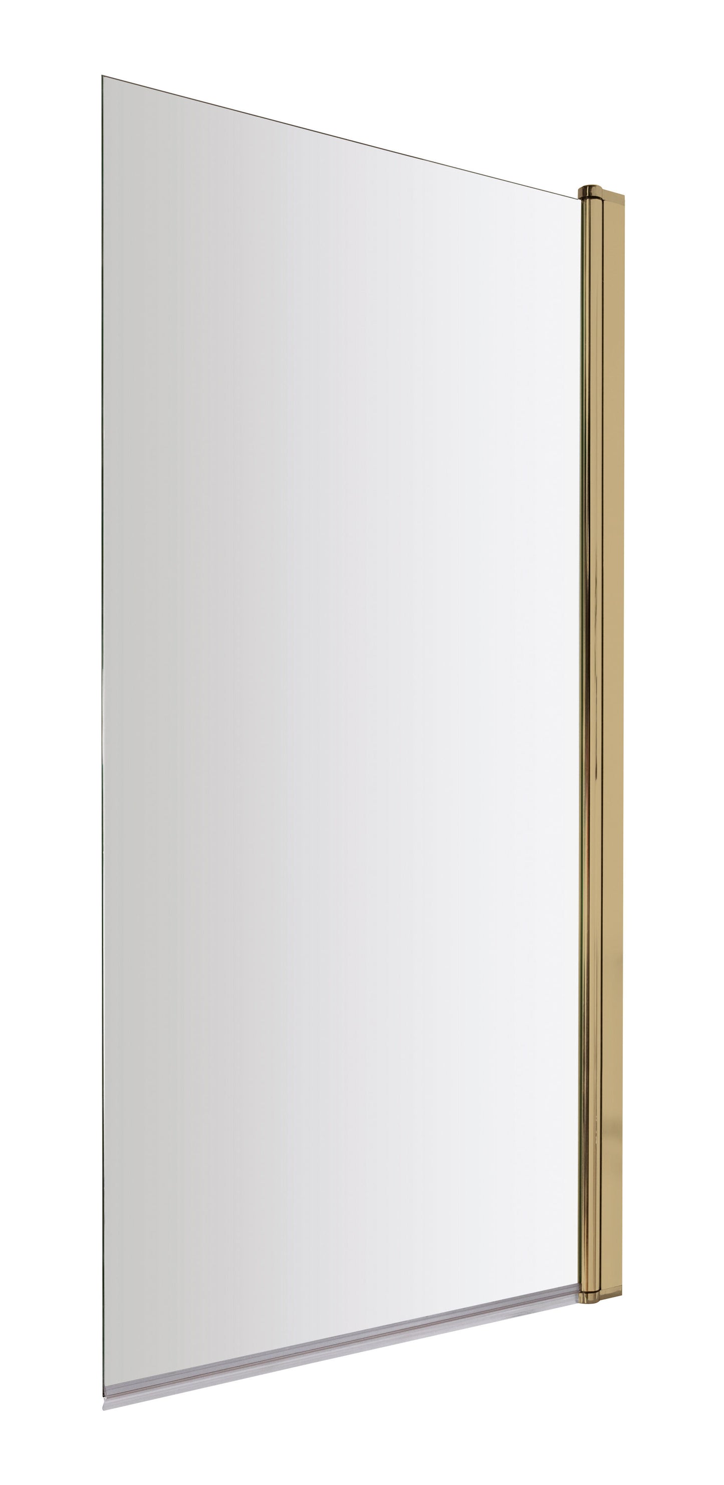 Nuie Brushed Brass Bath screens 6mm