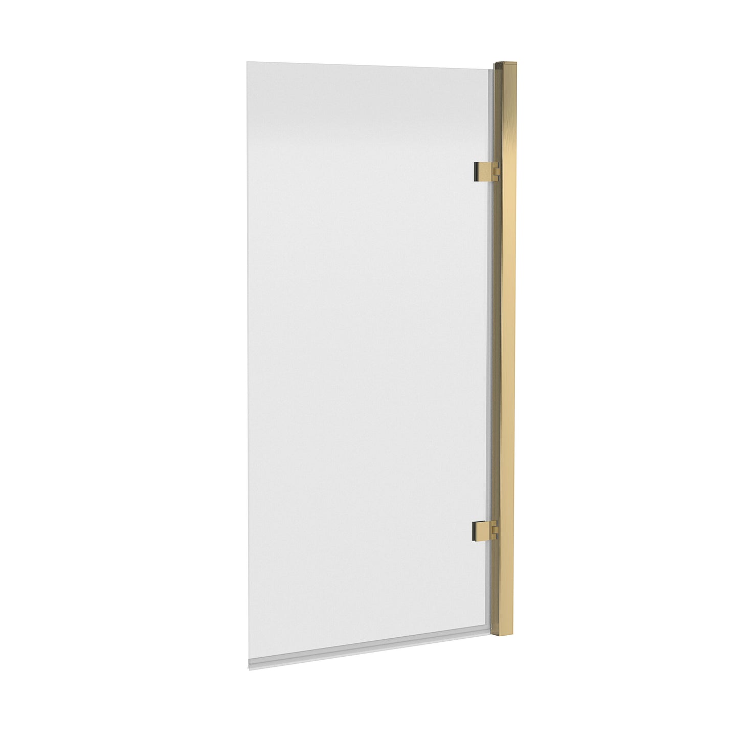 Nuie Brushed Brass Bath screens 8mm