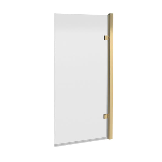 Nuie Brushed Brass Bath screens 8mm