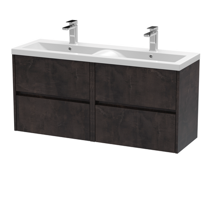 Havana 1200mm 4 Drawer Wall Hung Basin Cabinet