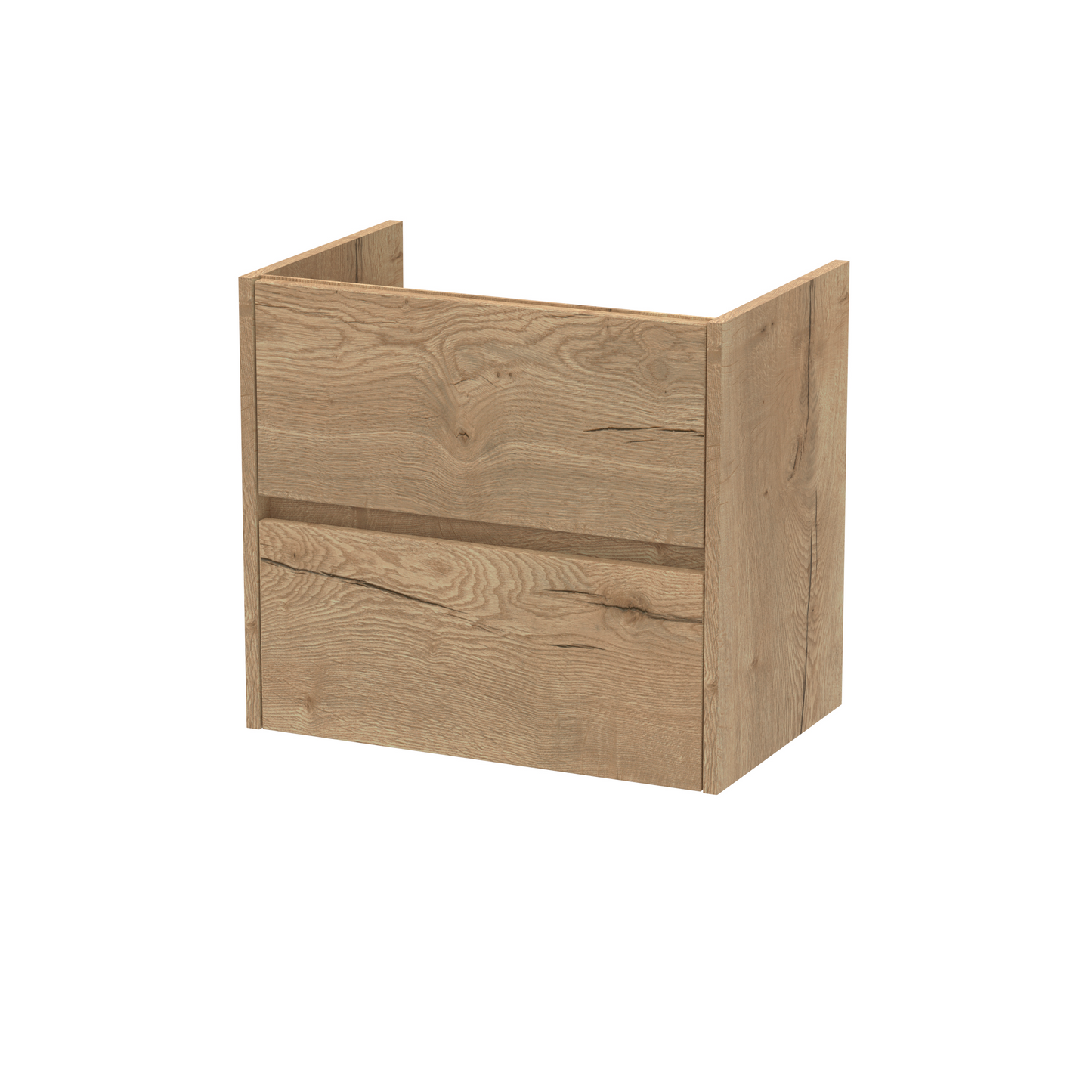 Havana 500/600/800/1200mm 2 Drawer Wall Hung Cabinet Only