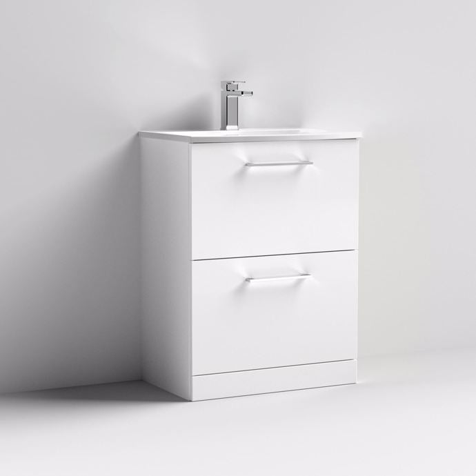 Arno 600/800mm 2 Drawer Floor Standing Basin Cabinet