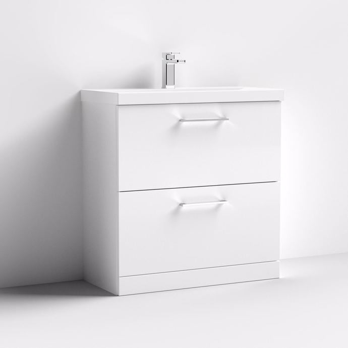 Arno 600/800mm 2 Drawer Floor Standing Basin Cabinet