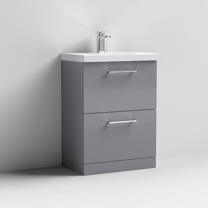 Arno 600/800mm 2 Drawer Floor Standing Basin Cabinet