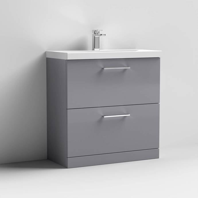 Arno 600/800mm 2 Drawer Floor Standing Basin Cabinet