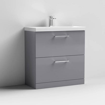 Arno 600/800mm 2 Drawer Floor Standing Basin Cabinet