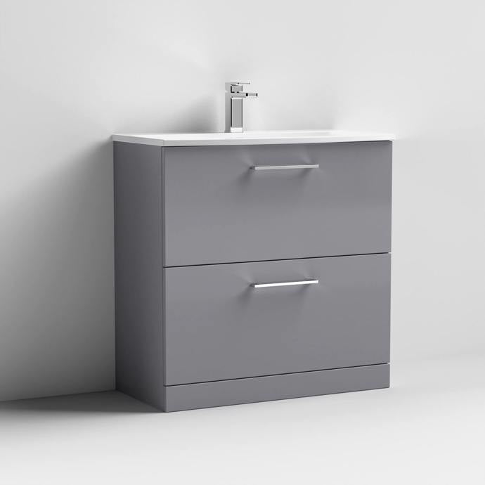 Arno 600/800mm 2 Drawer Floor Standing Basin Cabinet