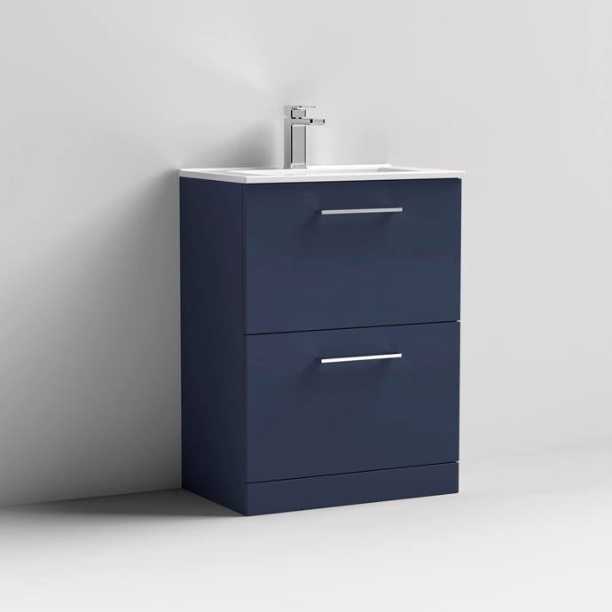 Arno 600/800mm 2 Drawer Floor Standing Basin Cabinet