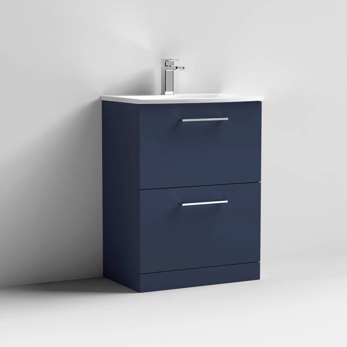 Arno 600/800mm 2 Drawer Floor Standing Basin Cabinet