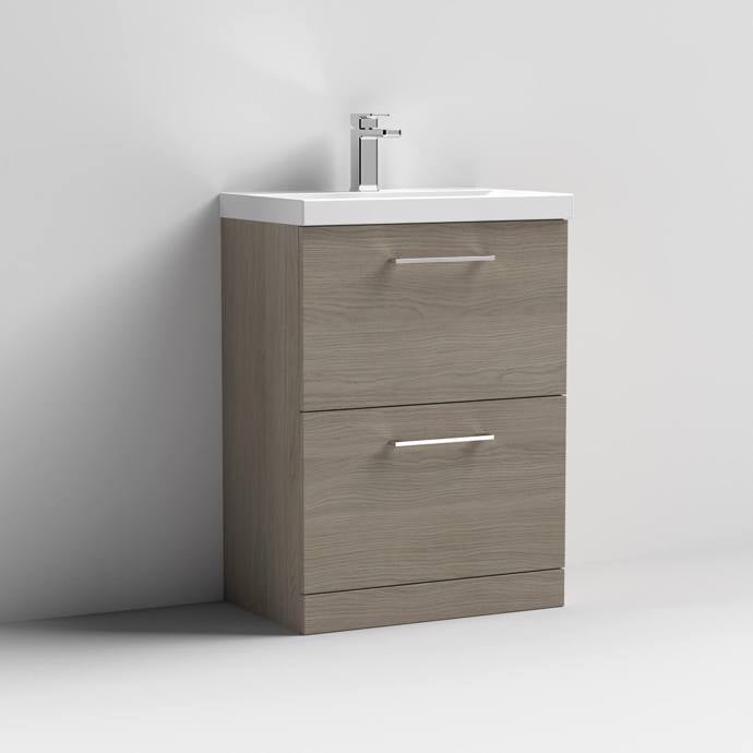 Arno 600/800mm 2 Drawer Floor Standing Basin Cabinet