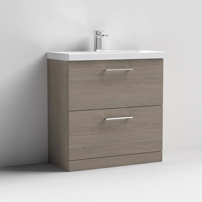 Arno 600/800mm 2 Drawer Floor Standing Basin Cabinet